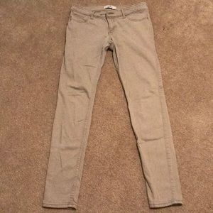 Hollister tan skinny pants